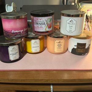 Bath and body works candle bundle